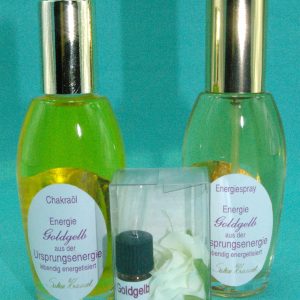 Lebendige Energie GOLDGELB aus der Ursprungsenergie Set Silber